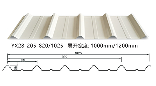 yx28-205-820彩鋼瓦